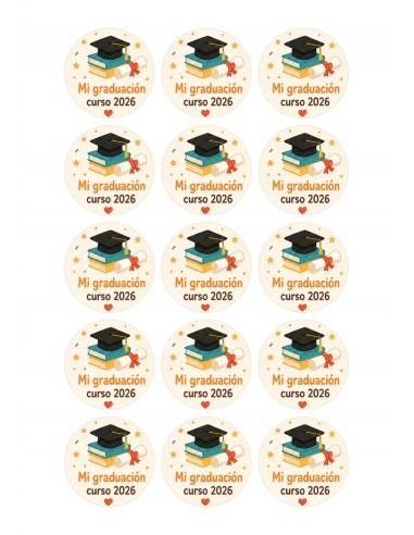 Papel de Azúcar Mi Graduación