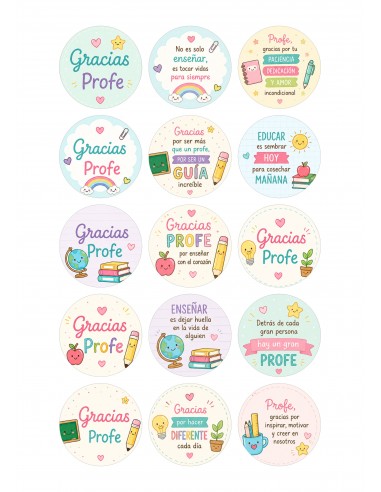 Papel de Azúcar para Profesores Infantil