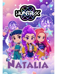 Papel Comestible Huntrix Personalizado