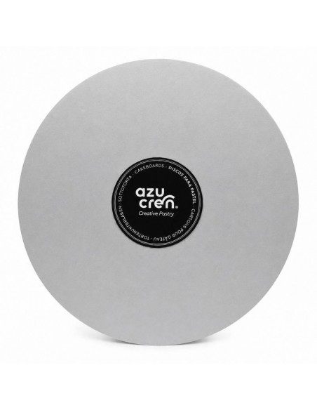 Base Fina Plata Espejo 20 cm