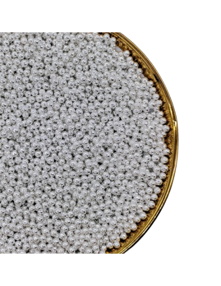 Perlas Comestibles Plateadas 7mm Pastry Colours