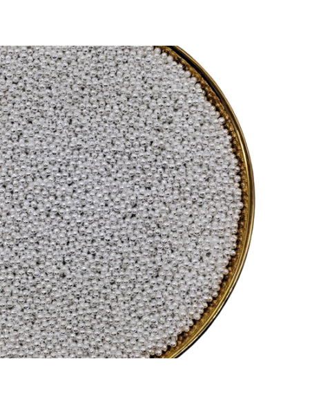 Mini Perlas Comestibles Plateadas 2mm Pastry Colours