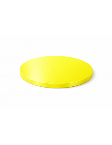 Base Tarta Redonda Amarilla 25cm