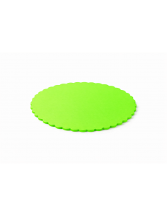Base Tarta Fina Verde Fluor 25 cm