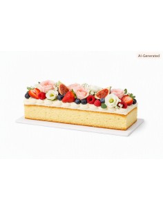 Molde Long Cake de Aluminio 45 x 10 x 3 cm 2