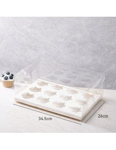 Caja 12 Cupcakes Acetato 2