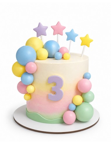 Set 18 Bolas y Estrellas Decorativas