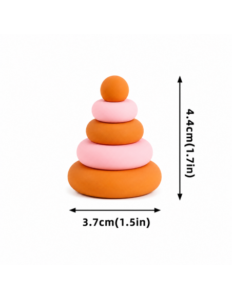 Set Juguetes Infantiles Decorativo Rosa para Tartas