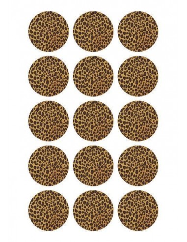 Papel de azúcar leopardo para galletas