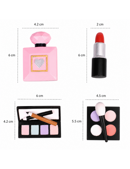 Set Decorativo Maquillaje para Tartas