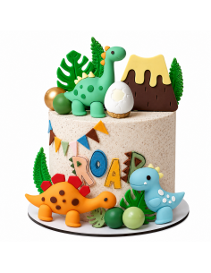 Set Decorativo Dinosaurios para Tartas 2