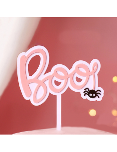 Set Toppers Decorativos Fantasía Halloween Rosa 2