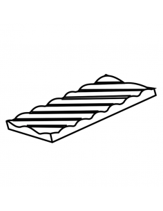 Molde para Turrón Líneas Relieve 2