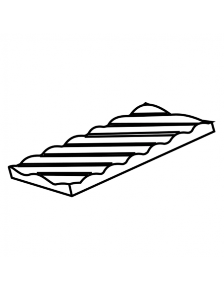 Molde para Turrón Líneas Relieve