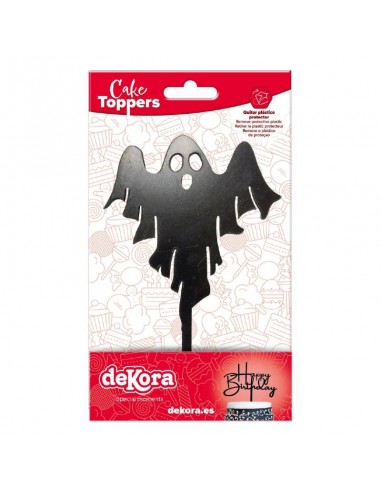 Topper para Tarta Fantasma Negro