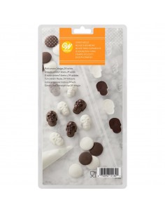 Molde calaveras para chocolate