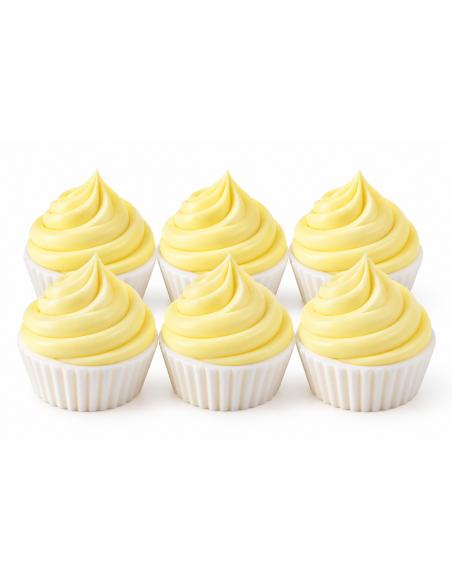 Set de 6 Cupcakes Decorativos de PLA