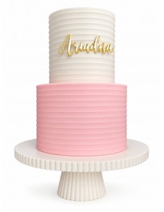 Stand para Tartas de PLA Borde Acanalado 2