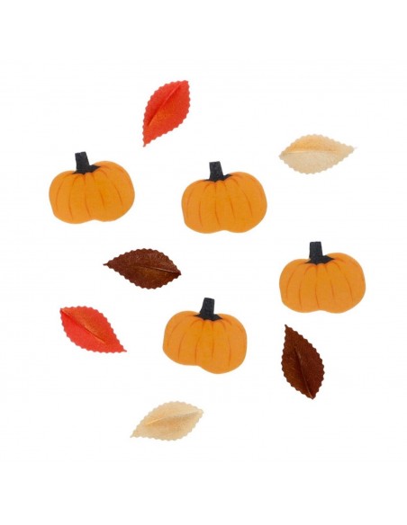 Hojas de Otoño y Calabazas de Oblea Wilton