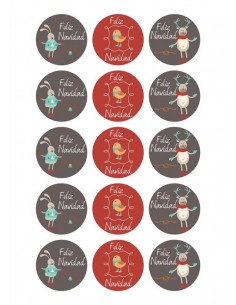 Papel de azúcar Navidad para galletas