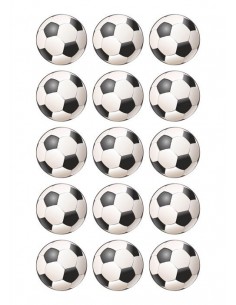 Papel de azúcar balones de fútbol para galletas