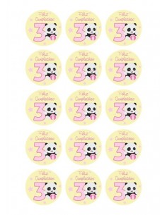Papel de azúcar cumpleaños