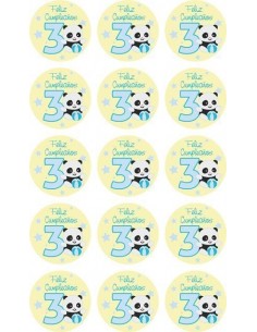 Papel de azúcar cumpleaños