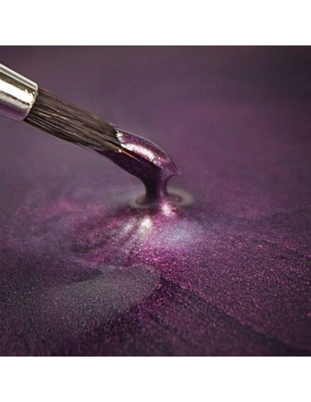Pintura comestible metalizada purpura