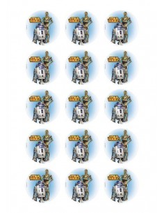 Papel de azúcar Star Wars para galletas