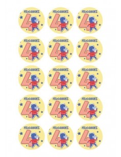 Papel de azúcar cumpleaños