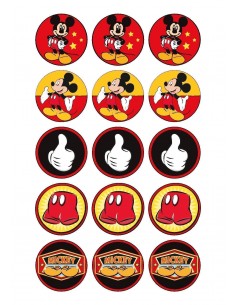 Papel de azúcar Mickey para galletas