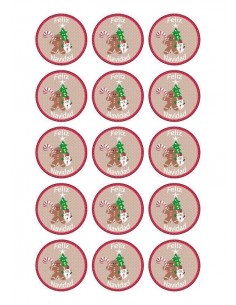 Papel de azúcar Navidad para galletas