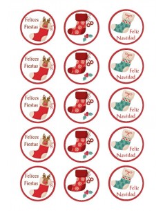Papel de azúcar Navidad para galletas