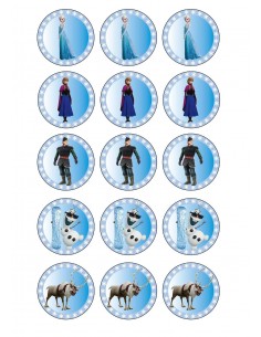 Papel de azúcar Frozen para galletas