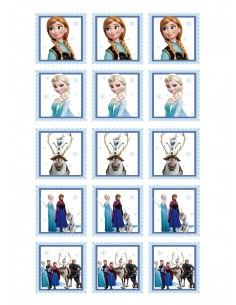 Papel de azúcar Frozen para galletas