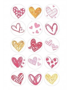 Papel de azúcar San Valentín