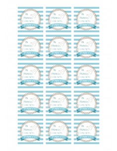 Papel azúcar Comunión personalizado 2