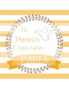 Papel azúcar Comunión personalizado