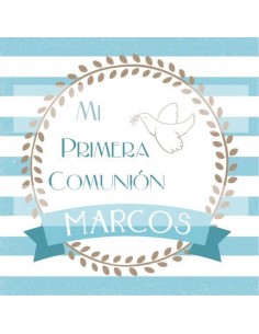 Papel azúcar Comunión personalizado