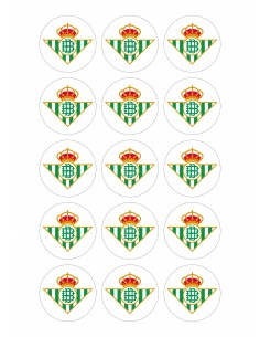 Papel de azúcar escudo Real Betis para galletas