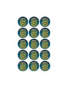 Papel de azúcar Tortugas Ninja