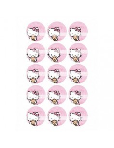 Papel de azúcar Hello Kitty para galletas
