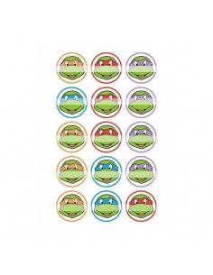 Papel de azúcar Tortugas Ninja