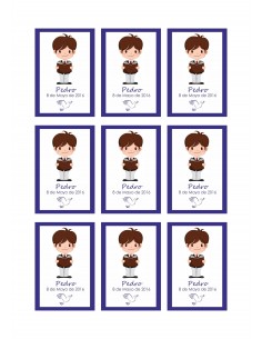 Papel azúcar Comunión personalizado