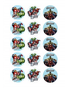 Papel de azúcar Los Vengadores