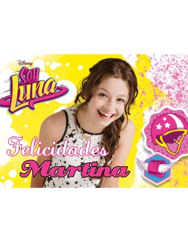 Papel de azúcar Soy Luna personalizado