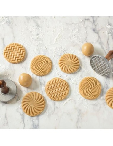 Sellos para galletas Geo Cookie Stamps Nordic Ware