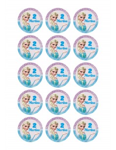 Papel de azúcar Frozen para galletas personalizadas
