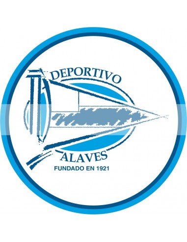 Papel de azúcar escudo Alavés