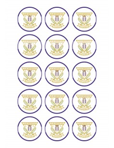 Papel de azúcar escudo Leganés para galletas